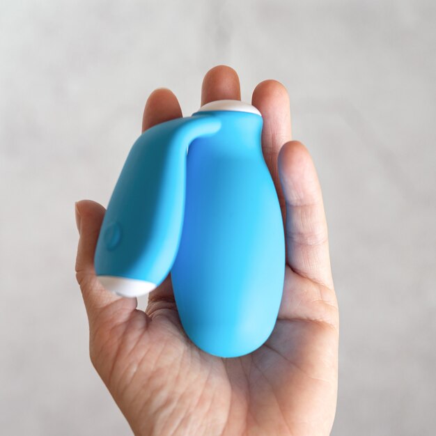 Vaginal kegel smart trainer. home interactive training system kegel exercises for strengthen pelvic floor and improve bladder control. the concept of sex tech for women's health. banner