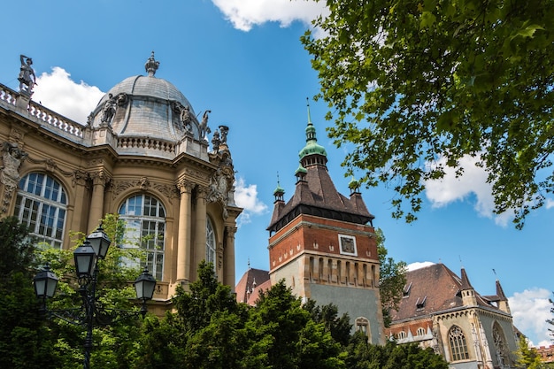 Vajdahunyad Castle in Budapest Hungary