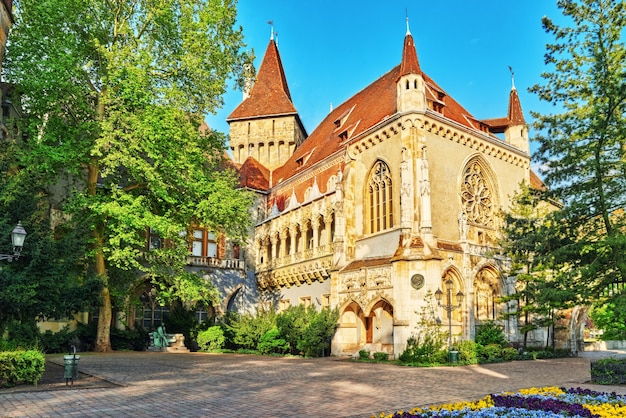 Vajdahunyad Castle (Hungarian-Vajdahunyad vara) is a castle in the City Park of Budapest, Hungary.