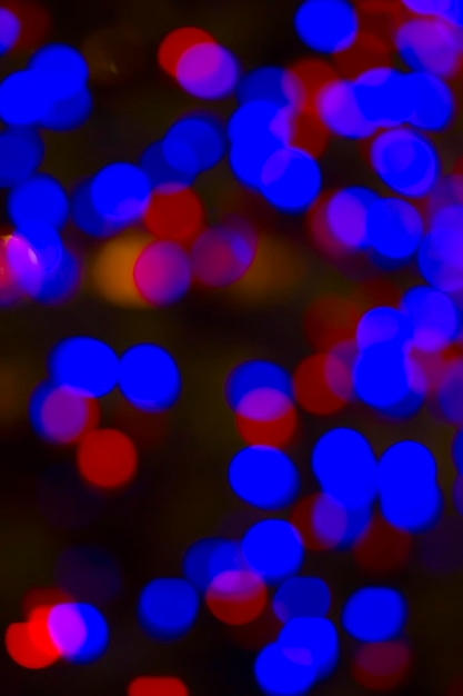 Vakantie bokeh Abstracte Kerst achtergrond Kleurrijke abstracte bokeh