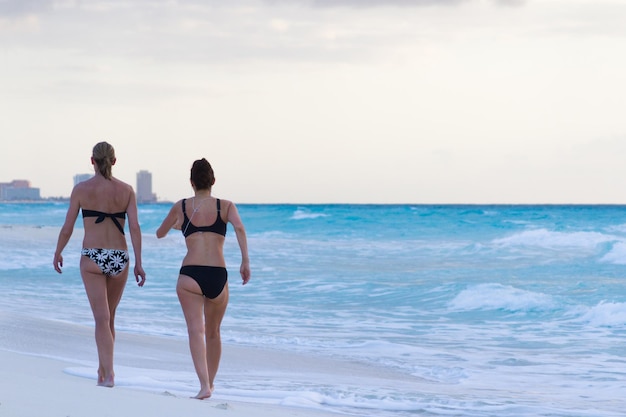 Vakantie op het strand van de Caribische Zee.