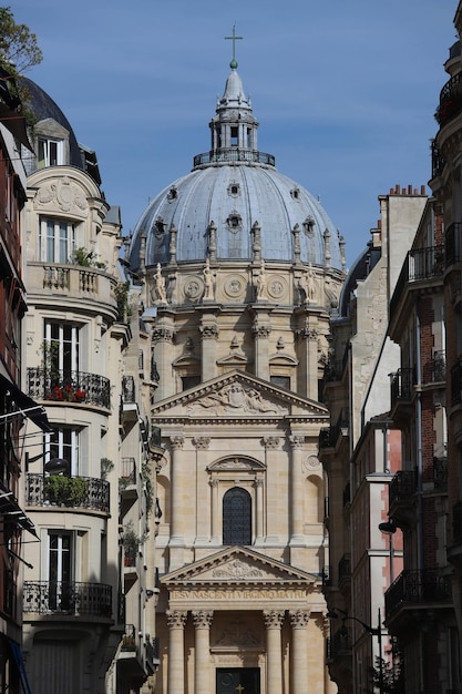 The Val de Grace Church at sunny day in Paris France