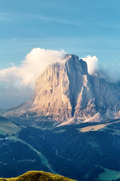 Photo val gardena mountains