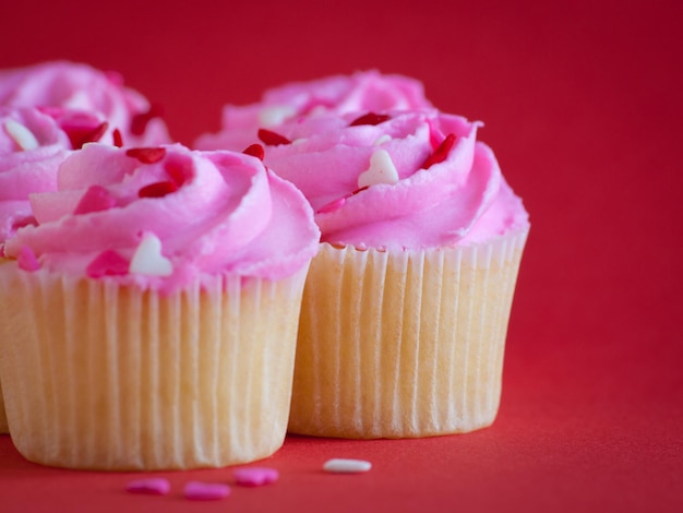 Valentijnsdag cupcakes.