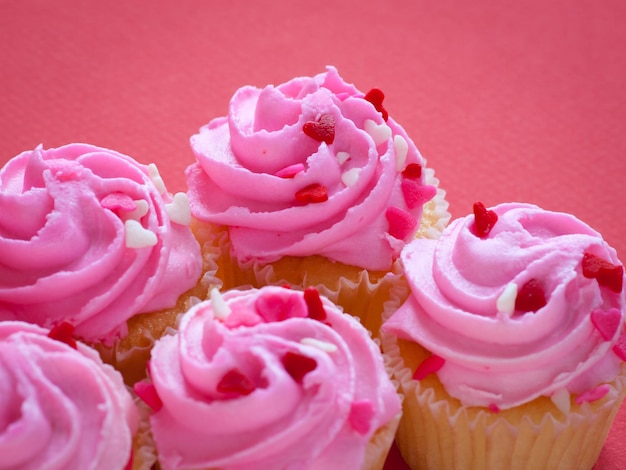 Valentijnsdag cupcakes.