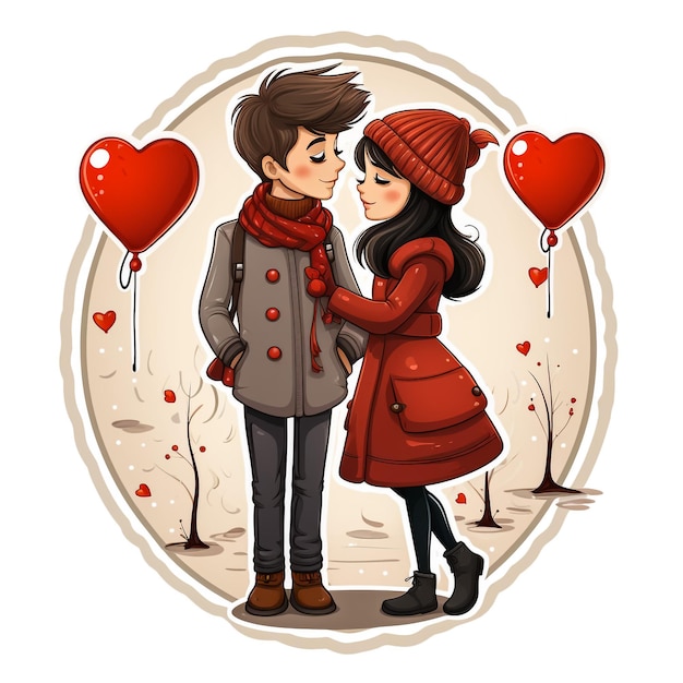 Foto valentijnsdag kussen koppel knuffelen kussen jongen en meisje mooie vrouw en man vector kunst en illustratie valentijns portret van romantiek paar kopieer ruimte en ontwerp assest voor stickers