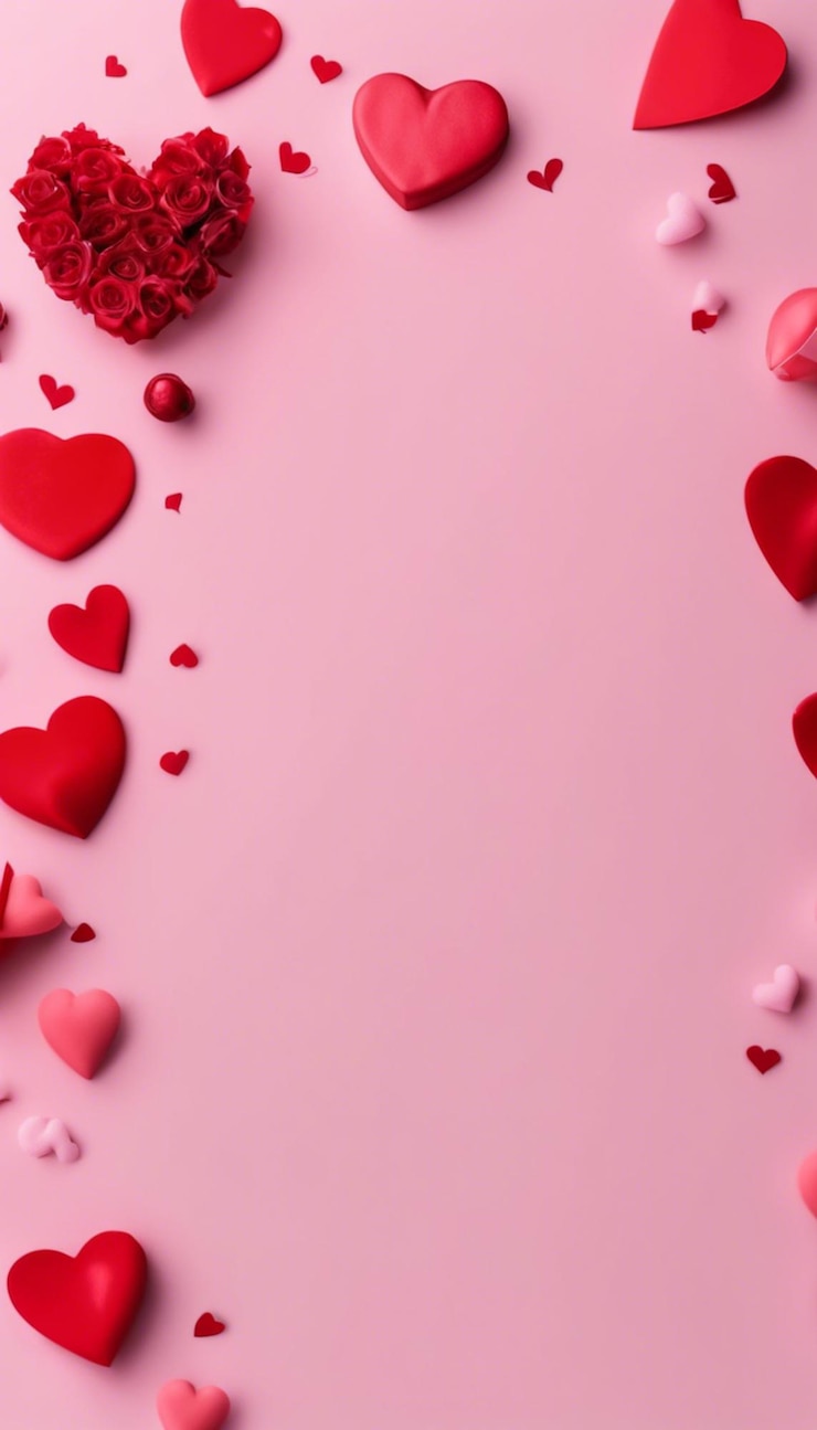 Foto valentijnsdag mockup kopieerruimte