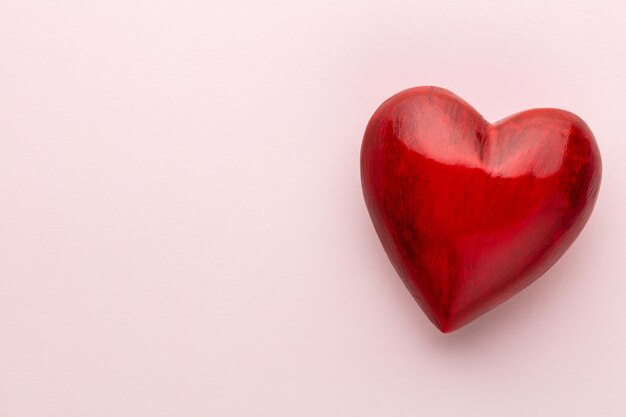 Valentijnsdag wenskaart met hart.
