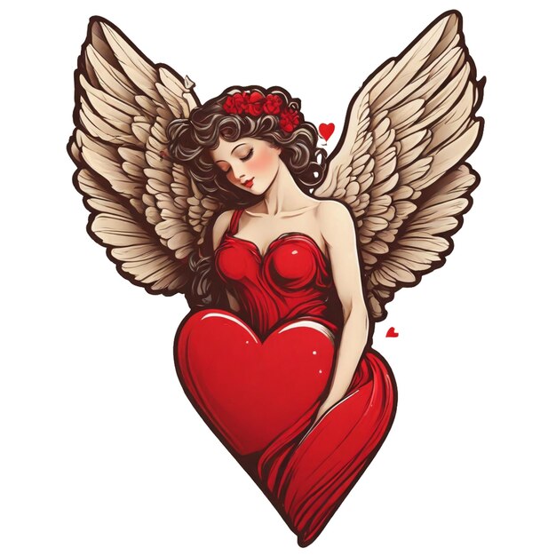 Photo valentine angel