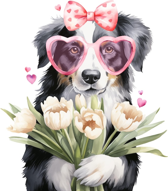 Valentine aussie illustration