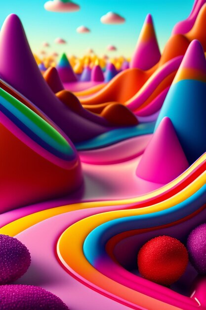 Valentine candyland