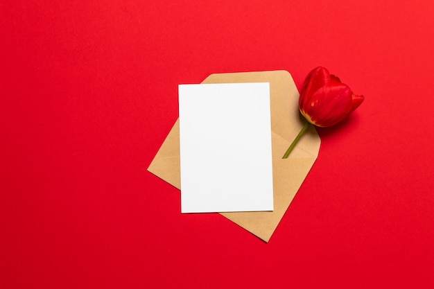 Valentine card and envelope