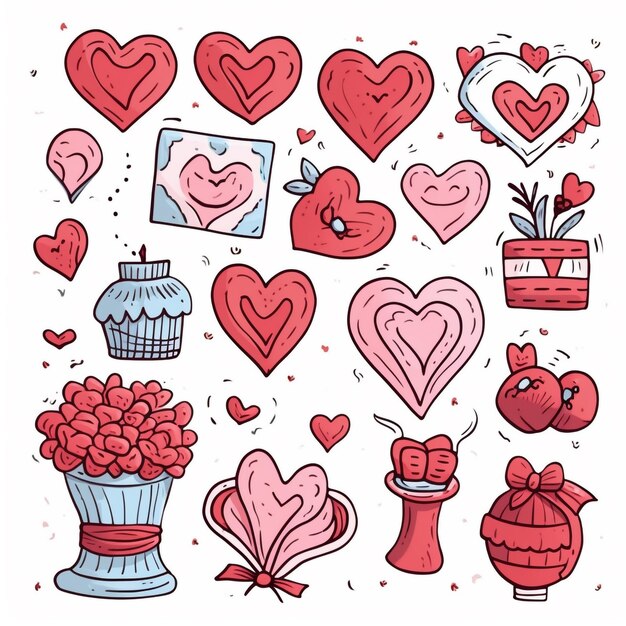 Foto clip art di san valentino