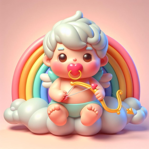 valentine cupid 3d full color 51