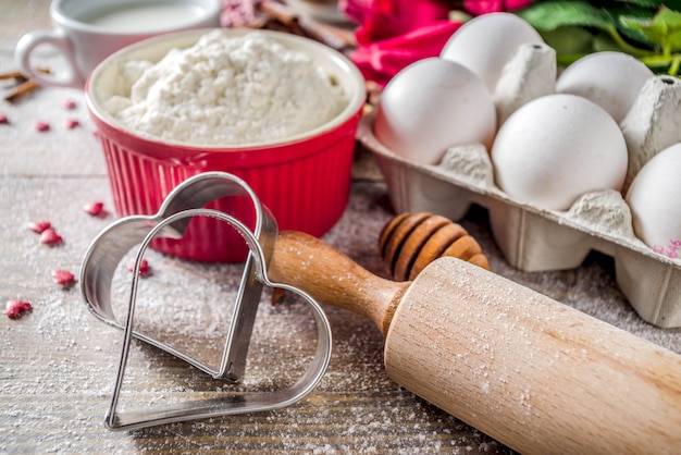 Valentine dag bakken achtergrond