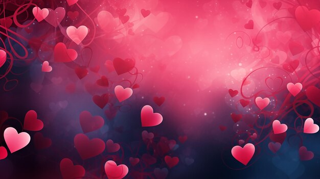 Photo valentine day abstract background
