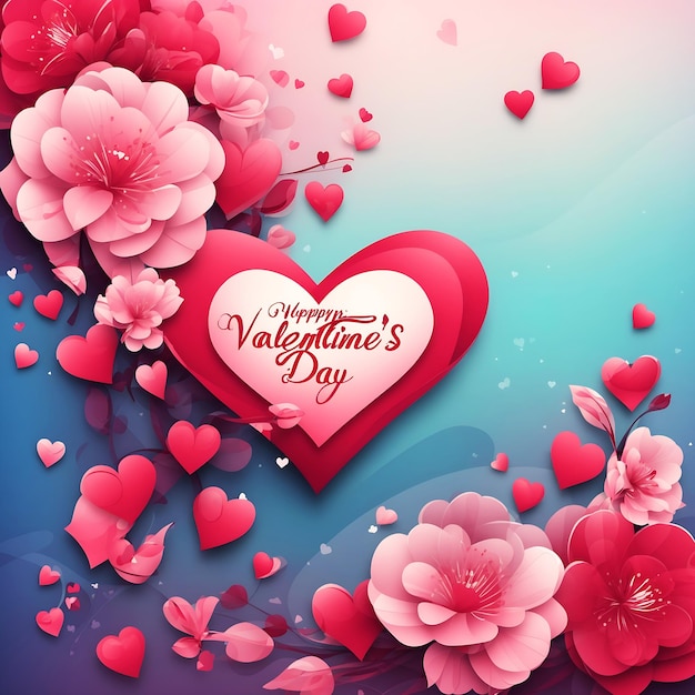 Valentine day anniversary background wallpaper Generative Ai