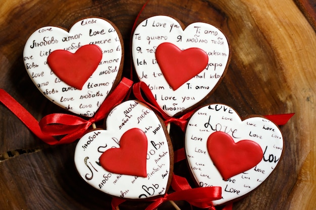 Valentine day cookies