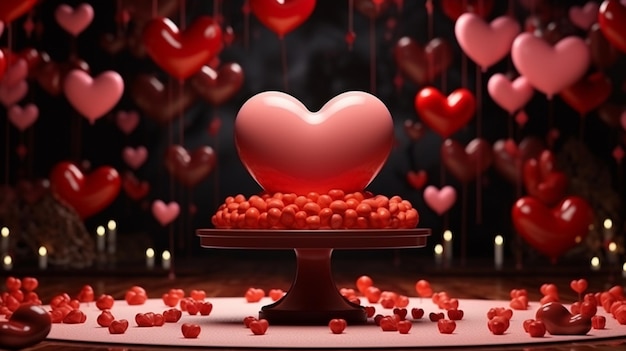 valentine day love beautiful HD 8K wallpaper Stock Photographic