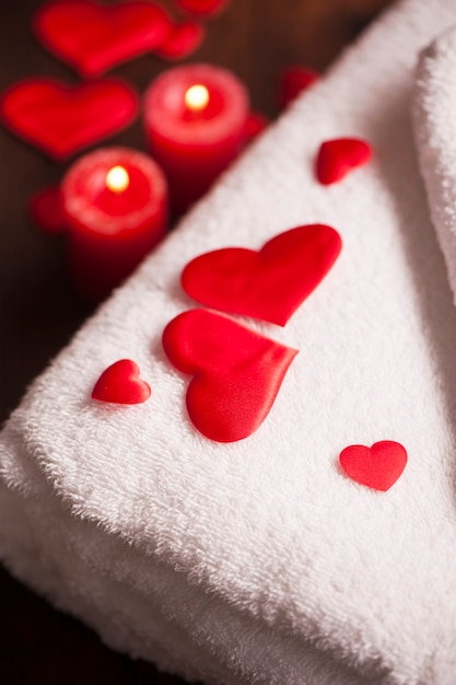 Valentine day. Wellness decoration