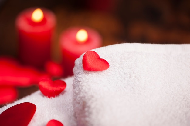 Valentine day. Wellness decoration