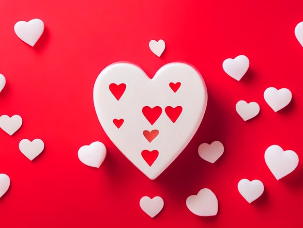 valentine hard shape red color background hd download