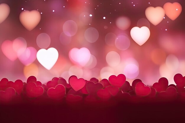 Валентинское сердце абстрактный розовый фон обои для дня святого Валентина сердце праздничный фон