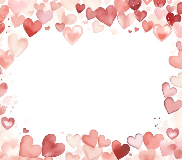 Photo valentine hearts background design