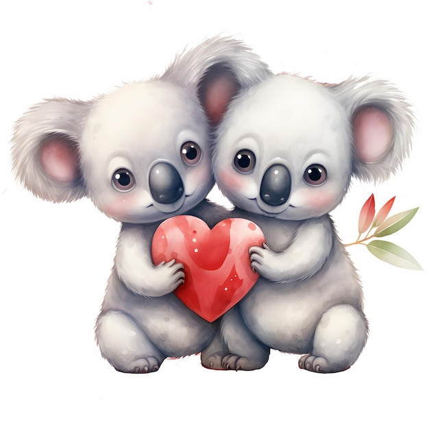 Valentine koala Couple