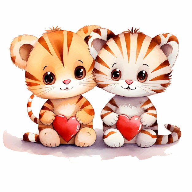 Valentine Lion Couple