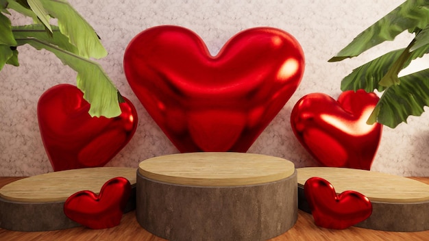 Valentine Love Podium