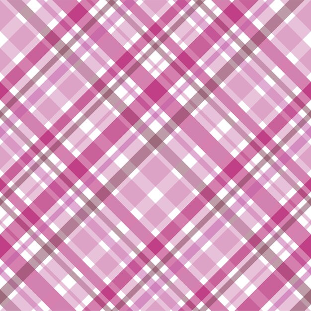 Valentine Plaid Seamless Pattern