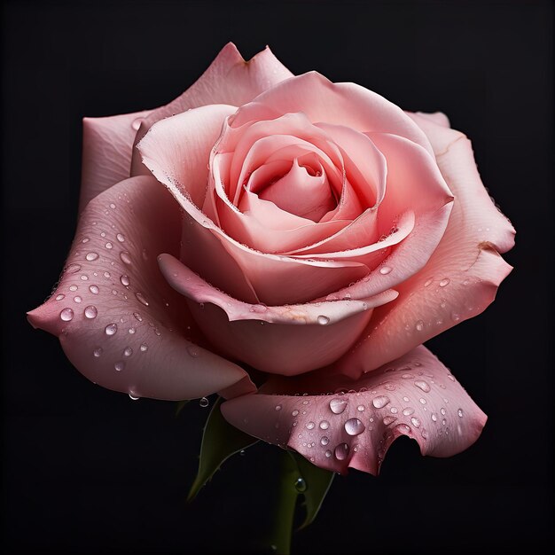 Valentine rose generated by AI