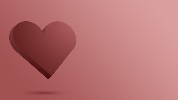 День святого Валентина 3d сердце