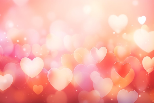 Photo valentine's day abstract background banner