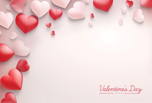 Valentine's Day achtergrond harten liefde Valentine's day behang