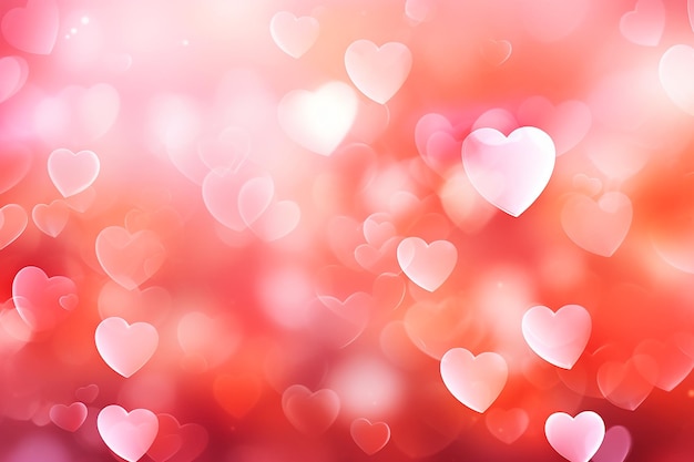 Valentine's Day Background Banner Abstract