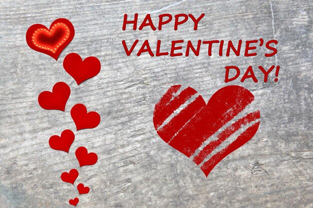 Valentine's day background. concept of human emotions, love, relations and romantic holidays. 3d illustration