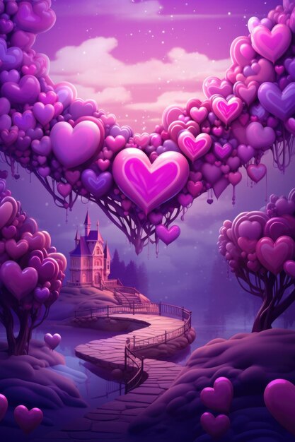 Valentine's day background wallpaper