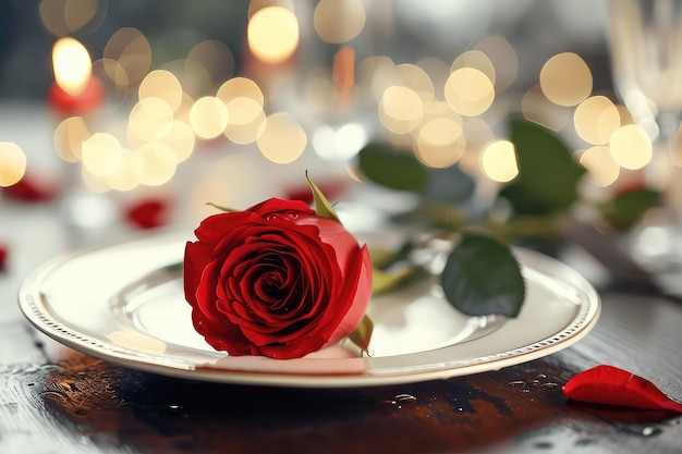 Valentine's Day Bloemen compositie