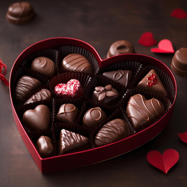 Valentine's Day box of chocolates