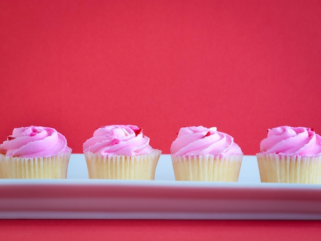 Valentine's day cupcakes.