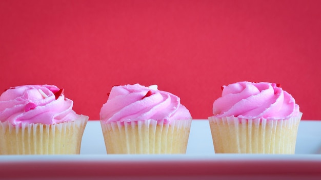 Valentine's day cupcakes.