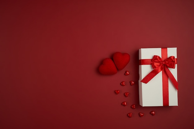 Valentine's Day. Empty space for your text. Elegant illustration.