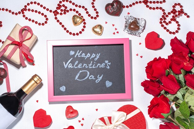 Photo valentine's day greeting card background