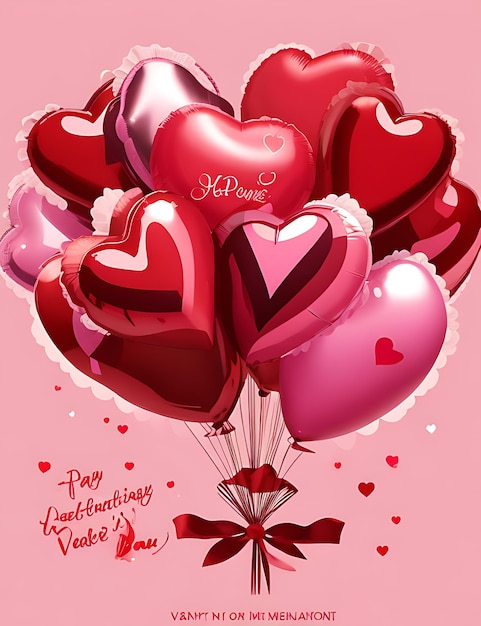 Valentine's Day Heart Balloons