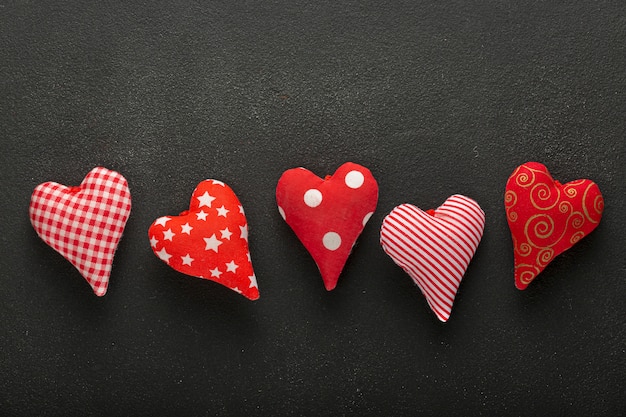 Valentine's Day, images, red felt, valentine s, pink hearts, red patterned, heart shape, patterned paper