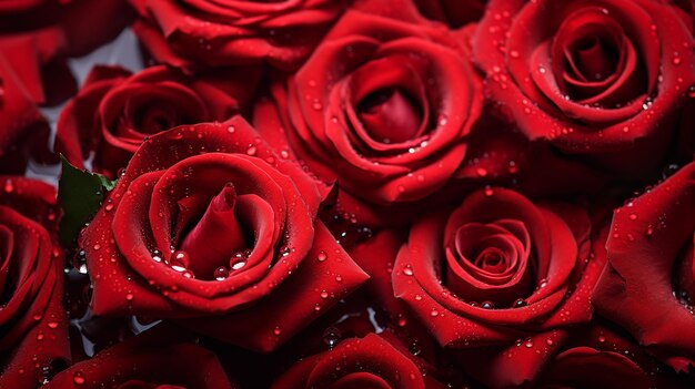 Valentine's Day Red Roses Bouquet