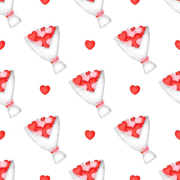 Valentine's day seamless pattern