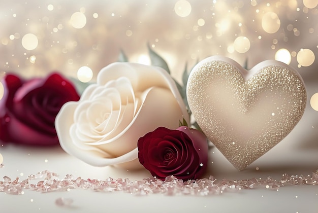 Photo valentine's day or wedding background